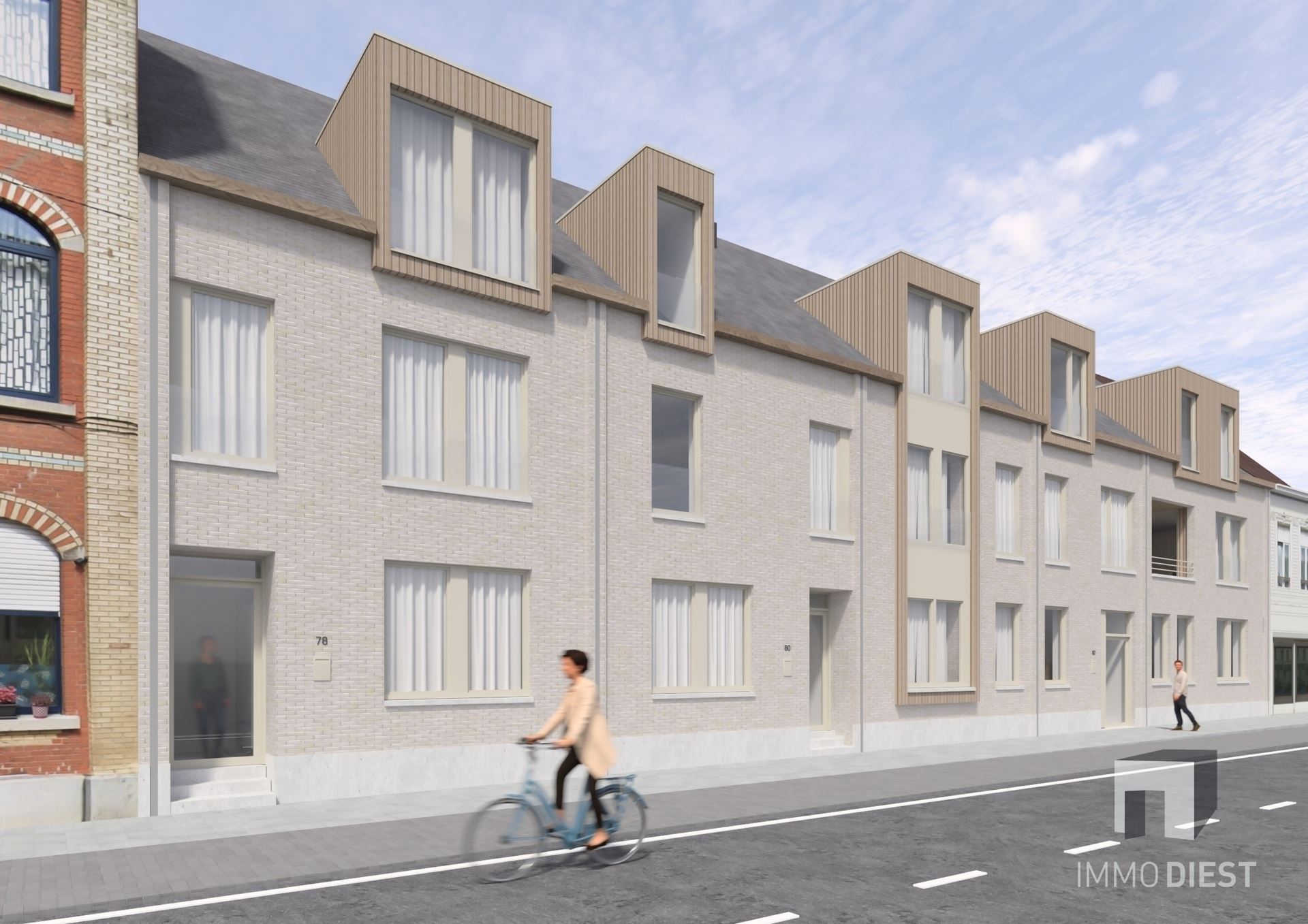 Duplex appartement met 2 slpks, terras en carport - foto 3