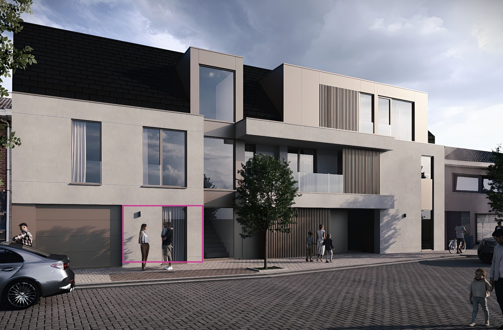 8 BEN-appartementen met ondergrondse autostaanplaatsen en bergingen - foto 1