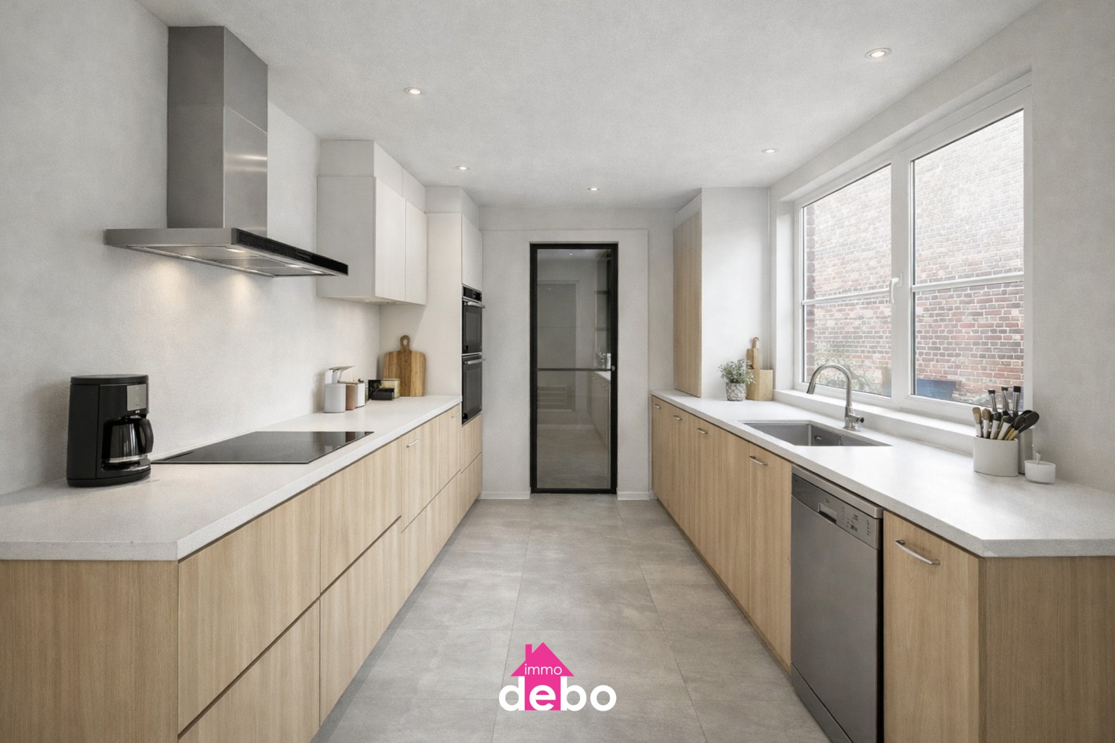 Hoekwoning met parking en oprit naast de woning en grote tuin voor 195.000 euro - photo 5