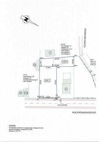 Mooi recht perceel van 6 are 03 ca voor vrijstaande woning in Langdorp te koop!Woongebied met landelijk karakter, op slecht 8 km van...