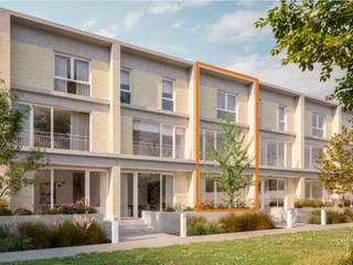 Ontdek deze ruime, energiezuinige woning (E-peil A) met 3 slaapkamers, 2 badkamers en een ruim terras.<br />De woning combineert doordachte architectuur met hedendaags comfort en een logische indeling over drie niveaus.<br />Op het <strong>gelijkvloers</strong> vind je een <strong>lichtrijke leefkeuken</strong> met rechtstreekse toegang tot het terras, een inkomhal en een <strong>aparte toilet</strong>.<br />Op de <strong>eerste verdieping</strong> bevindt zich de <strong>leefruimte</strong>, samen met <strong>1 slaapkamer</strong>, een <strong>badkamer </strong>en een<strong> berging</strong>. De <strong>tweede verdieping</strong> biedt nog <strong>2 slaapkamers</strong>, een <strong>tweede badkamer</strong>, een <strong>aparte toilet</strong> en een <strong>zeer ruim terras</strong> — ideaal om te ontspannen of gezellig te tafelen in de zon.<br />Elke woning beschikt over een <strong>privatieve fietsberging</strong>. Een <strong>autostaanplaats</strong> is verplicht aan te kopen.<br /><strong>Energiezuinig wonen</strong><br />Deze woning voldoet aan de nieuwste energienormen en is uitgerust met moderne technieken voor een laag energieverbruik.<br /><strong>Meer info?</strong><br />📞 <strong>T 03 388 03 28</strong> ✉️ <strong>info@matexi.be</strong> 💻 <strong>Bekijk het volledige aanbod op matexi.be</strong><br /> 