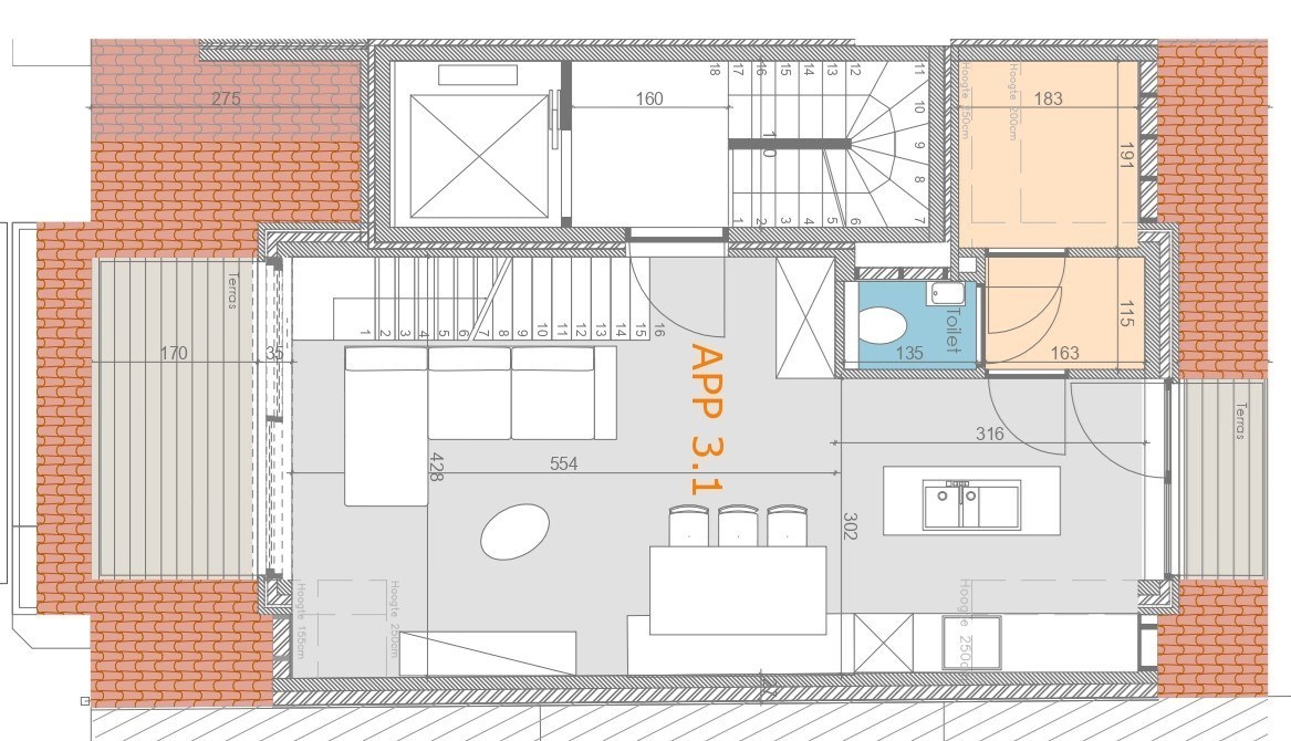 Dakappartement met 2 slaapkamers in de residentie Stan te Heist-aan-Zee - foto 4