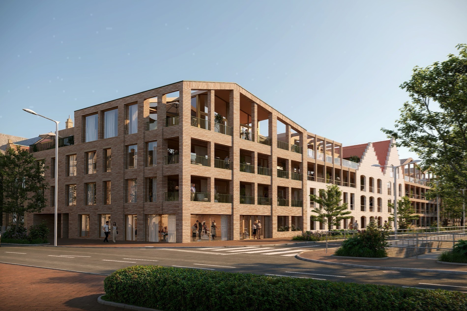 Newly built apartment with 2 bedrooms for sale in Veurne. - photo 2