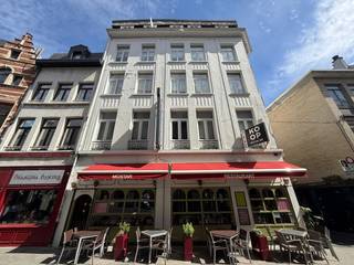 Appartement in het hartje van het stadscentrum op wandelafstand van Groenplaats, Scheldekaaien, gezellige restaurants, hoge scholen en universiteit.<br /><br />Indeling van het appartement:<br />Living: +/- 21 m² op parket.<br />Ingerichte keuken op parket met kasten, elektrisch kookfornuis, spoeltafel, frigo met vriesvak, dampkap.<br />Slaapkamer: +/- 12 op parket.<br />Badkamer: +/- 4 m², tegels, ligbad, lavabo en toilet.<br /><br />Algemene onkosten: +/- 90 per maand.<br />CV op gas. 
