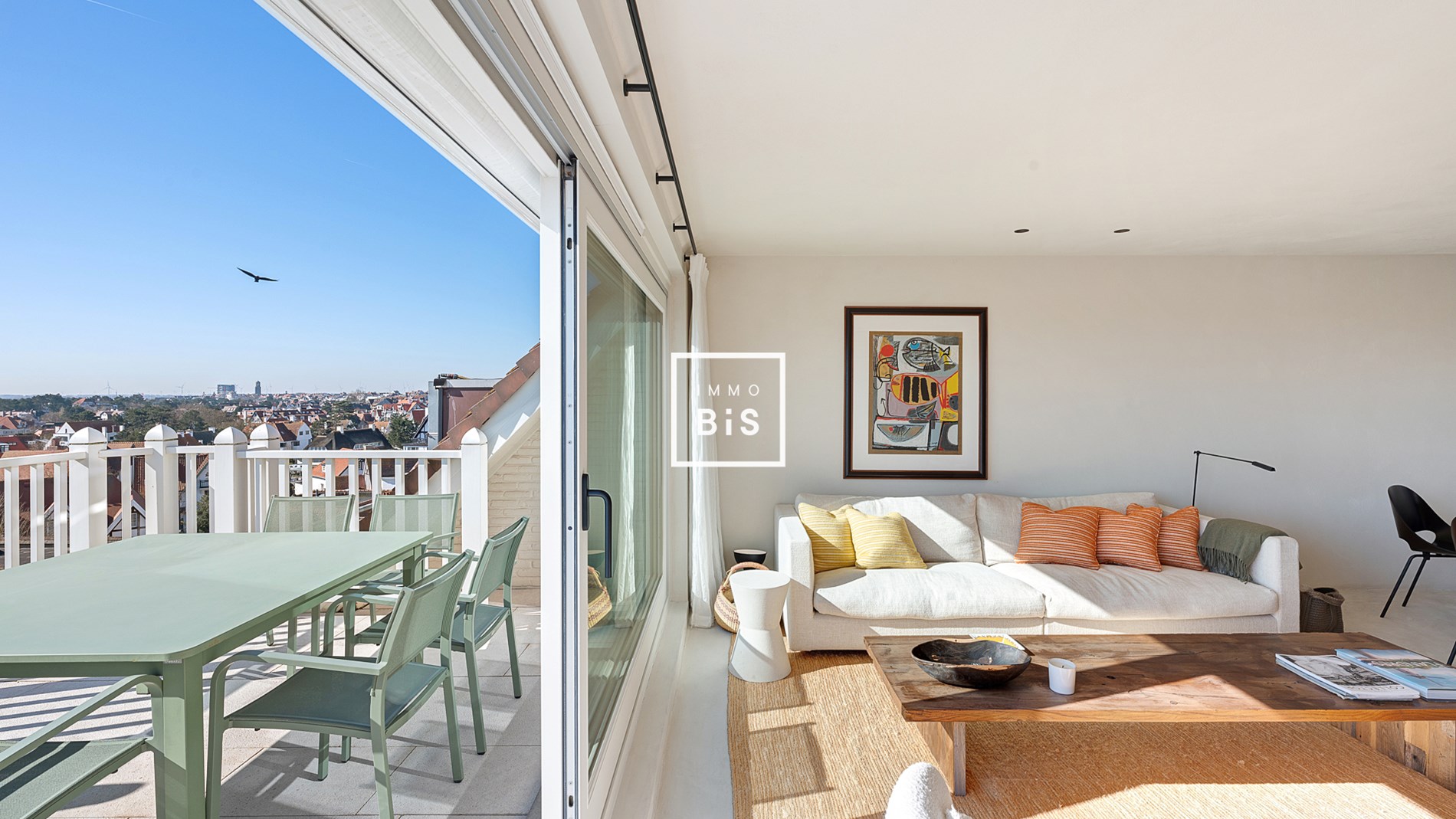 Luxe penthouse met magnifiek zonneterras en uniek uitzicht over het Zoute - foto 5