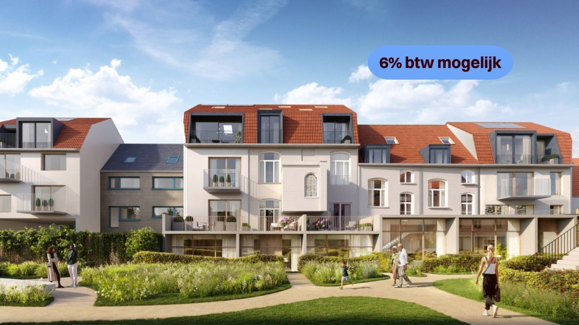 Gelijkvloers appartement met privétuin - 6% btw mogelijk - foto 1