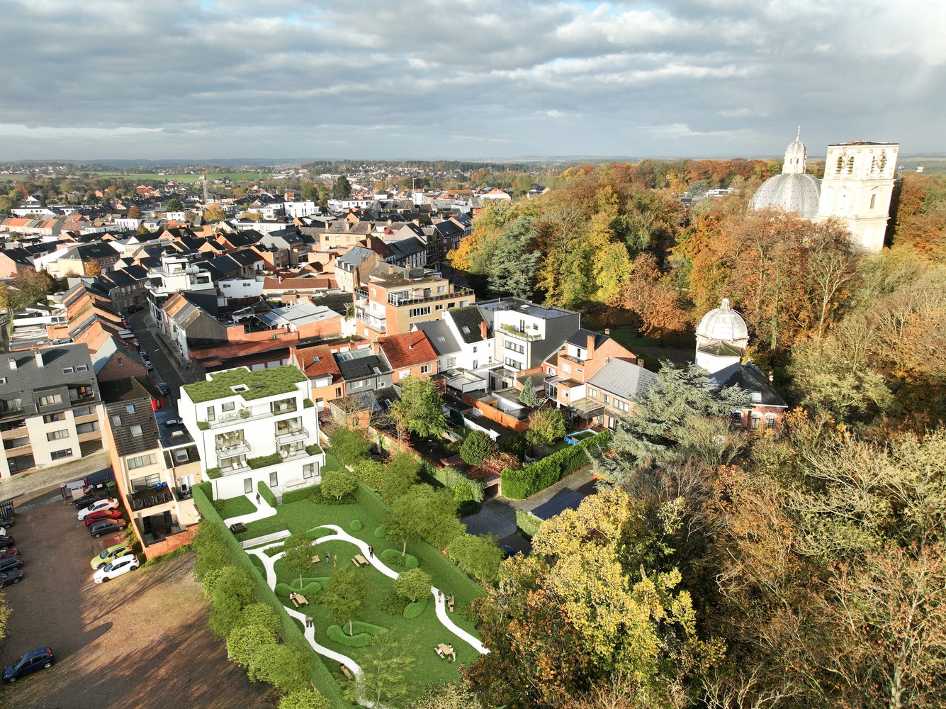 Nieuwbouw gelijkvloers energiezuinig app. met 3 slpkrs - foto 4