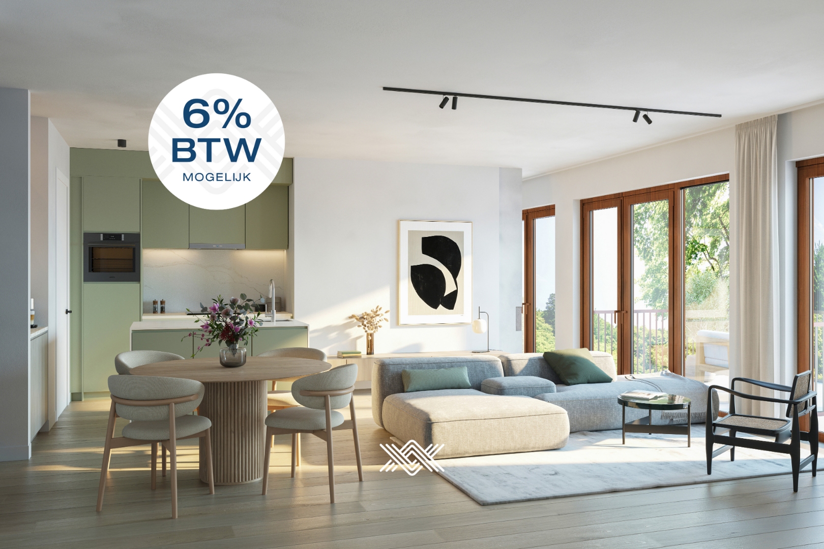 TE KOOP BIJ LANDBERGH: Ruim appartement op het tweede verdiep - 6% BTW mogelijk - photo 1