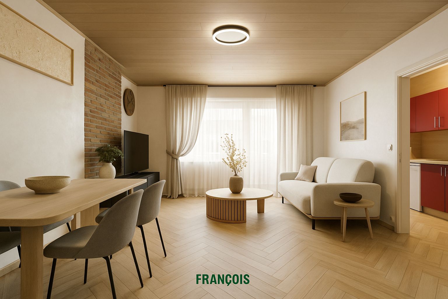 2-Slaapkamerappartement met garage te Roeselare - foto 1