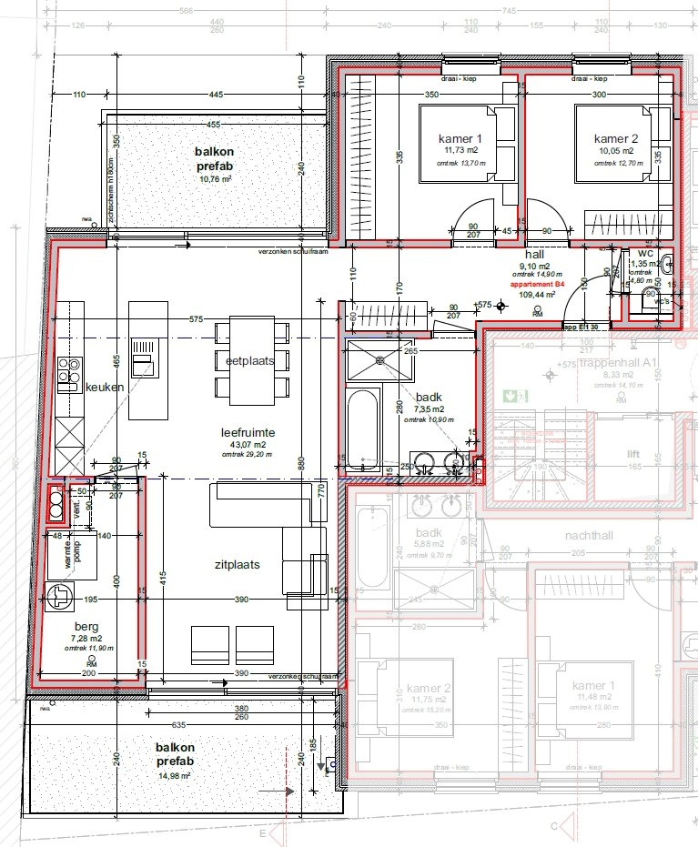 GEEN BOVENBUREN - Nieuwbouw - 2 grote terrassen & 2 kamers ! - foto 1