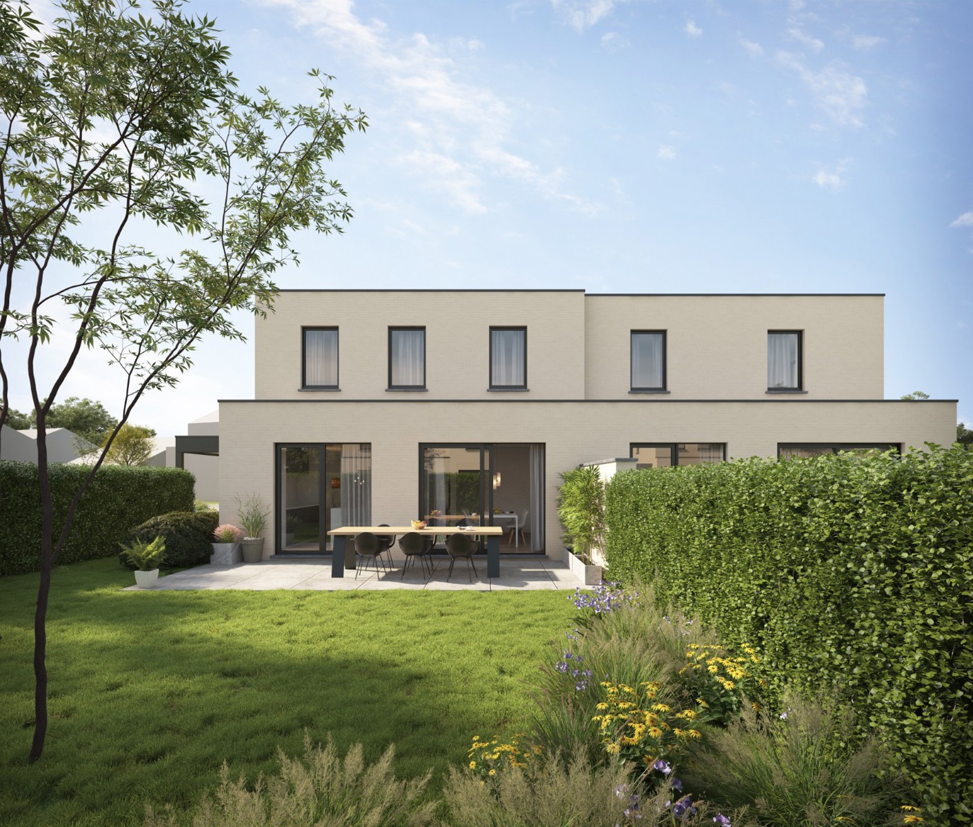 Moderne halfopen woning met garage in het groene Berlare - foto 2