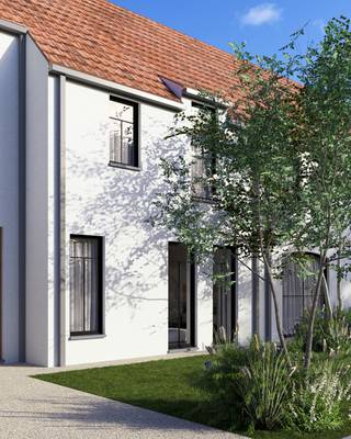 Deze stijlvolle nieuwbouwwoning maakt deel uit van een kleinschalig woonproject in het gezellige centrum van Wijchmaal. Met een beschikbare bruto oppervlakte van ca. 146 m² (exclusief af te werken zolder van 31,9 m²) werd deze woning ontworpen met oog voor ruimte, licht en wooncomfort. De architectuur onderscheidt zich door de hoge plafonds van 2,70 meter op het gelijkvloers, de grote raampartijen met authentieke raamverdeling en de kwalitatieve afwerking. Dankzij de extra hoge ramen wordt een uitzonderlijk gevoel van ruimte en licht gecreëerd.<br />De woning wordt uitgerust met moderne technieken die garant staan voor energiezuinig en comfortabel wonen: vloerverwarming, ventilatiesysteem D, een lucht-waterwarmtepomp en zonnepanelen (vermogen tussen 3.000 en 3.600 Wp). Optioneel kan actieve koeling voorzien worden.<br /><br />Dankzij de centrale ligging bevinden winkels, horeca, scholen, sportfaciliteiten en openbaar vervoer zich op wandel- en fietsafstand, terwijl u tegelijkertijd geniet van de rust en het groene karakter waarvoor Wijchmaal zo geliefd is.<br /><br />De woning wordt standaard volgens het lastenboek afgewerkt, maar kan desgewenst ook casco worden aangekocht.<br /><br />De woning is als volgt ingedeeld:<br />GELIJKVLOERS:<br />- Inkomhal<br />- Gastentoilet<br />- Ruime leefruimte met open keuken<br />- Berging / wasruimte<br />- Open carport<br /><br />VERDIEPING 1:<br />- Nachthal<br />- Slaapkamer 1<br />- Slaapkamer 2<br />- Slaapkamer 3 <br />- Badkamer<br />- Apart toilet<br /><br />VERDIEPING 2:<br />- Ruime zolderverdieping bereikbaar met vaste trap (voorzien van chape)<br /><span>- Mogelijkheid tot 4de slaapkamer en berging</span><br /><br />TUIN:<br />- Privatieve tuin<br />- Perceelafsluiting voorzien met zwarte Bekaertdraad<br />- Verhardingen in de voortuin inbegrepen en aangelegd door de projectontwikkelaar<br /><br />EXTRA TROEVEN:<br />+ Rustige ligging in het centrum van Wijchmaal<br />+ Totale bruto vloeroppervlakte van 178,3 m²<br />+ Unieke architectuur<br />+ Regenwaterput van 7.500 liter aangesloten op toiletten, wasmachine en buitenkraan<br />+ Ruime zolderverdieping met uitbreidingspotentieel<br />+ Nieuwste technieken en toekomstgerichte energieprestaties<br /><br />Droomt jij van een energiezuinige nieuwbouwwoning met een unieke uitstraling op een centrale locatie? Contacteer ons en we helpen je dichtblij verder!
