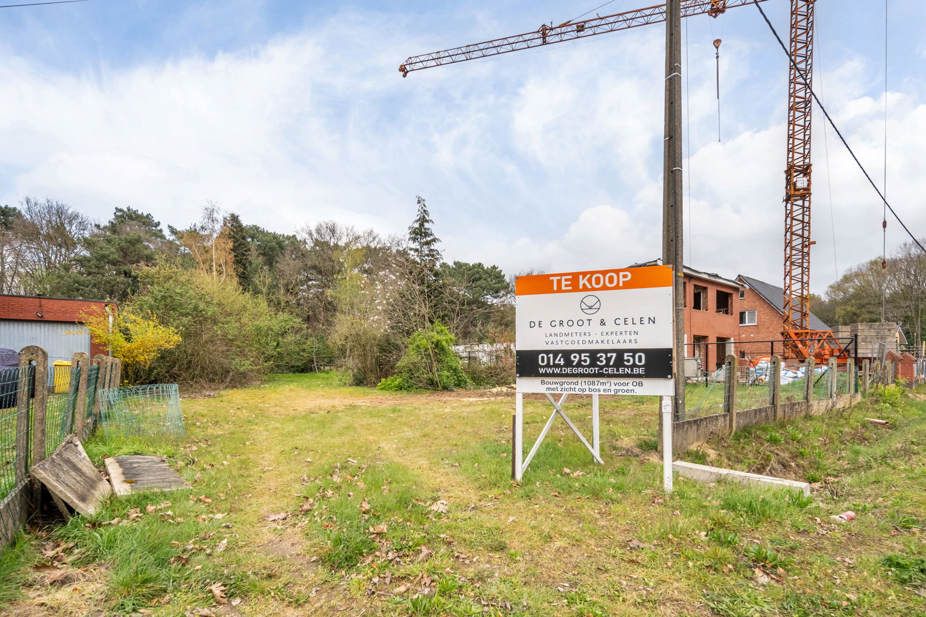 Bouwgrond (1086m²) voor OB met zicht op bos en groen. - foto 4