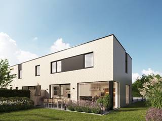 <span>Deze nieuwbouwwoning is momenteel in opbouw, deze <span><strong>zuid-geörienteerde</strong>, <strong>half open </strong><strong>woning</strong></span> bevindt zich in een recent aangelegde verkaveling nabij het centrum van Roeselare.  Dit betreft een <span><strong>doodlopende straat</strong> </span>met vlotte verbinding naar de autosnelweg (Beveren en Roeselare haven). <br />Deze woning wordt op de benedenverdieping voorzien van een comfortabele inkom met toiletruimte, ruime leefruimte met een aansluitende open keuken.  De woning is <span><strong>bijzonder</strong> <strong>lichtrijk</strong></span> dankzij de achtergevel die bijna volledig uit glas bestaat.  Aan de voorzijde van de woning is er eveneens een bergingdeur voorzien die eveneens uitgeeft in de keuken. <br />Op de eerste verdieping is er een afzonderlijk toilet, een badkamer met een dubbel lavabomeubel, ligbad en douche.  Verder is de bovenverdieping uitgerust met<strong> <span>3 ruime slaapkamers</span></strong>.<br /><br />Inbegrepen in de prijs: zonnepanelen, uitgeruste maatkeuken, badkamer, oprit en terras, eiken behandelde trap, aluminium ramen en deuren, hoge plafonds van 2m60 / <span><strong>Vaste prijs - geen indexatie</strong></span>!  <br />Deze woning kan nog volledig op maat afgewerkt worden volgens de keuzes van de koper.<br />Grondoppervlakte : 263 m²   /  Prijzen excl. btw en registratiebelastingen.<br />Interieurfoto's zijn als voorbeeld van een gelijk(w)aardige woning.  <br />Nieuwbouwwoning Roeselare, benieuwd naar <span><strong>meer info</strong></span>, bekijk het indelingsplan op bouwbossu.be en contacteer Floris voor <span><strong>bezoek</strong></span> aan <span><strong>de kijkwoning</strong></span> 0496/101.201</span><br /> 