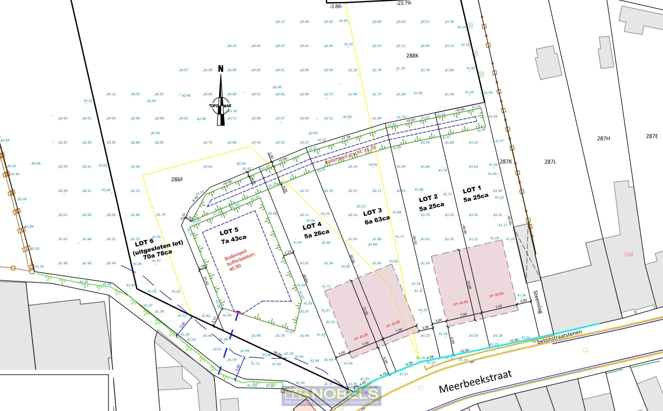 Te koop, projectgrond voor 4 halfopen bebouwingen te Brakel - foto 3