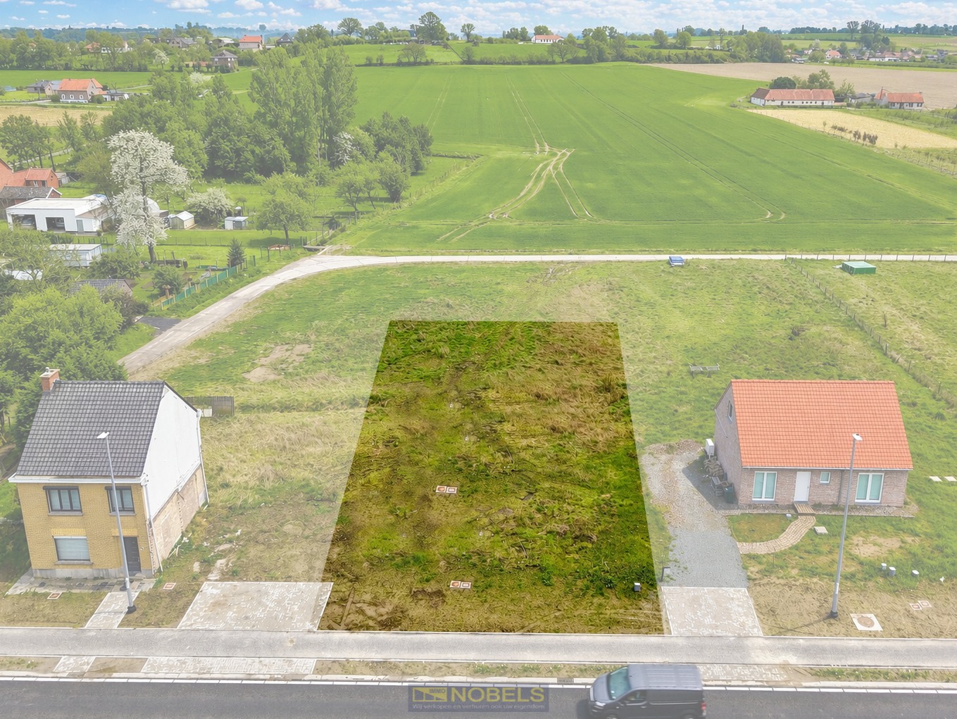 Te koop, ruim villaperceel (932m²) voor open bebouwing te Oudenaarde - foto 2