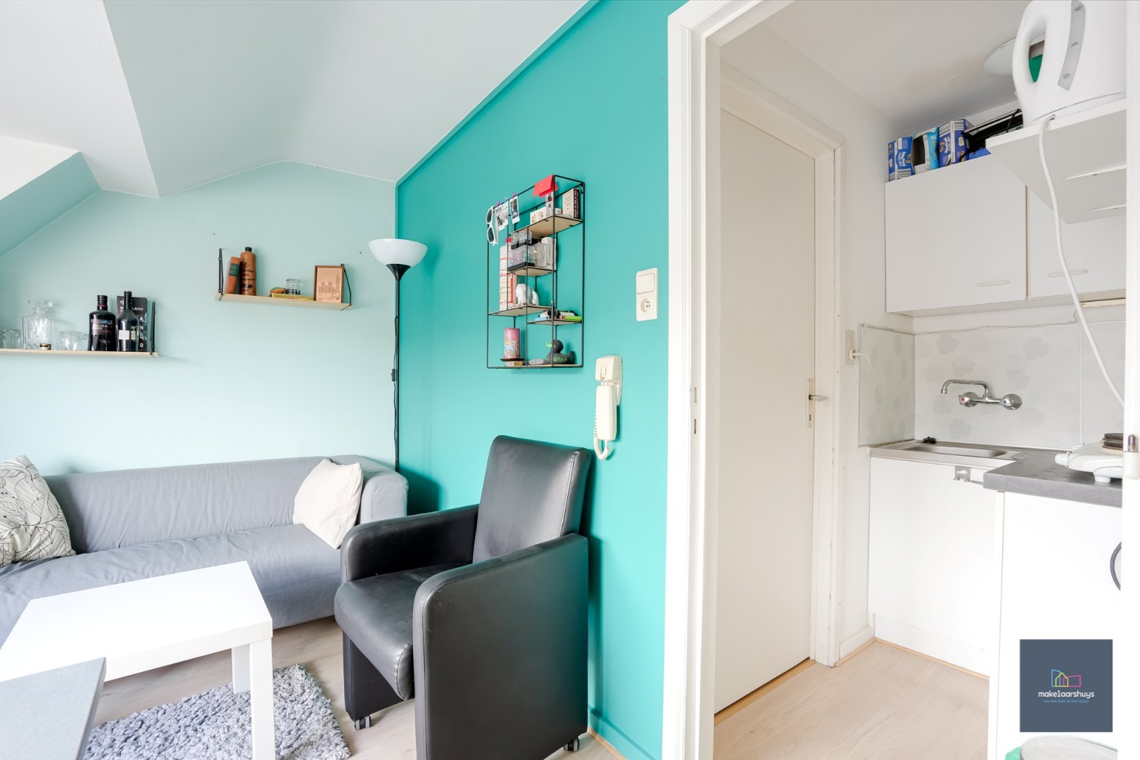 Ruime studio met afzonderlijke slaapplaats. - foto 4