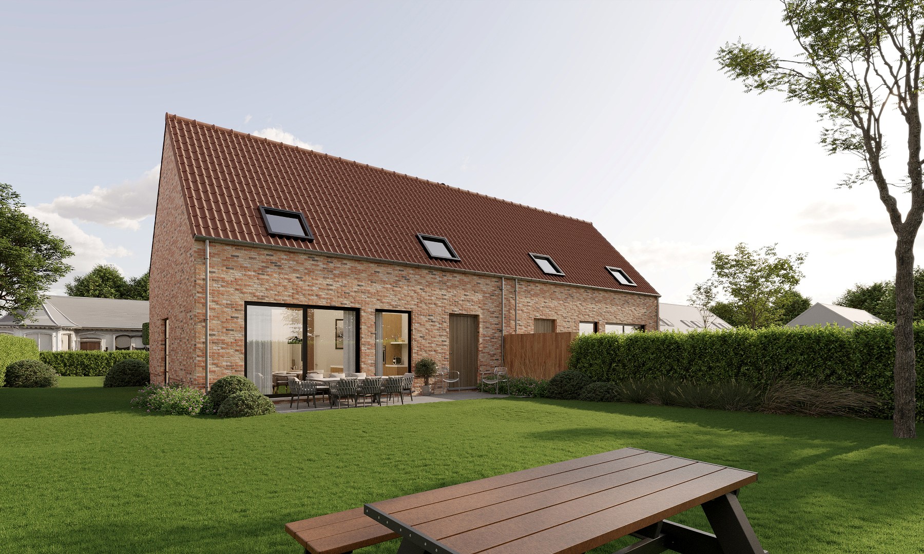 Halfopen 3-slpkr nieuwbouwwoning vlakbij centrum Maldegem (Lot 1) - foto 5