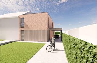 Deze nieuw te bouwen half-open woning wordt casco opgeleverd, wat u de mogelijkheid biedt om de verdere afwerking volledig naar eigen smaak...