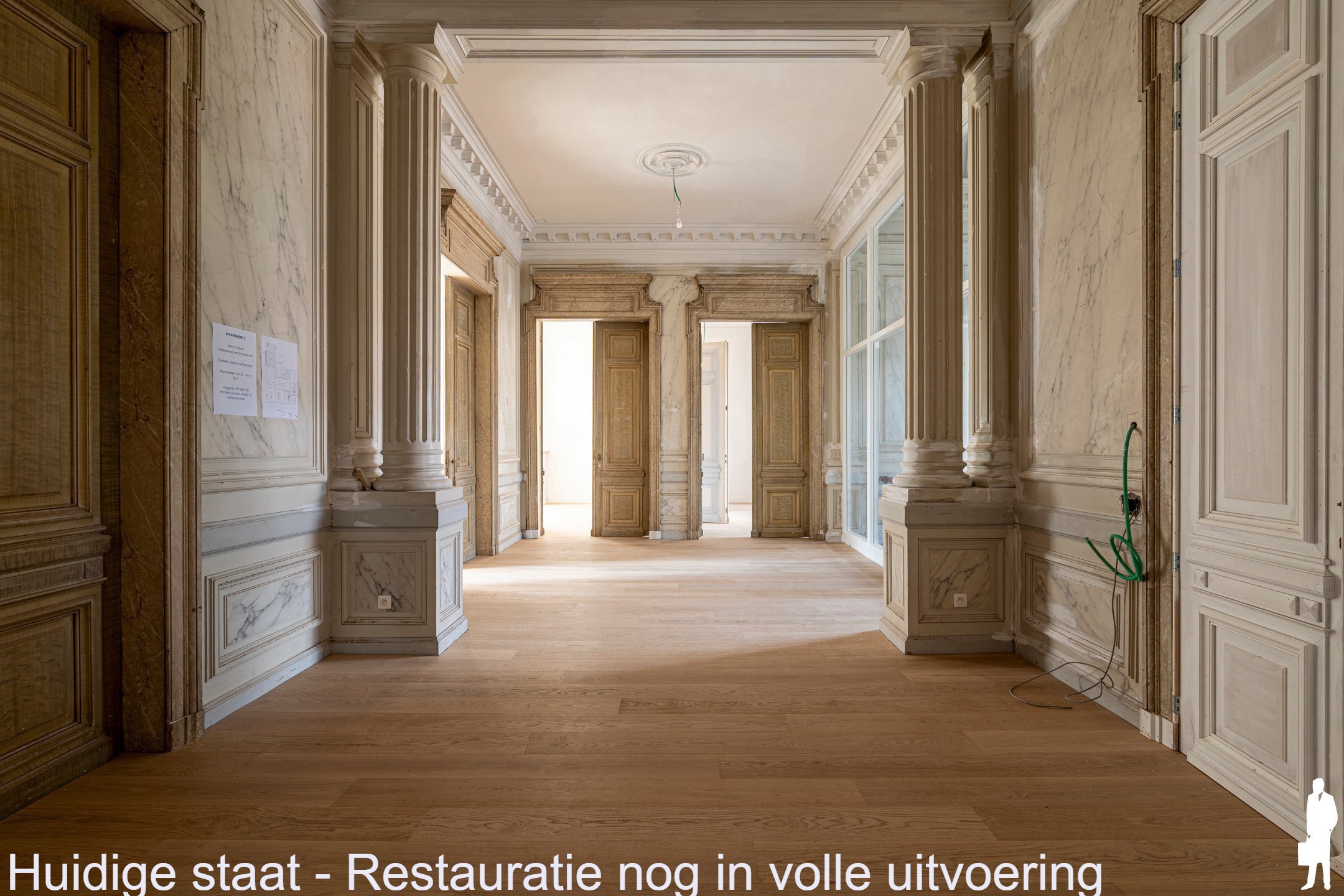 Appartement van 209m² + terras in uniek en historisch kader - foto 4