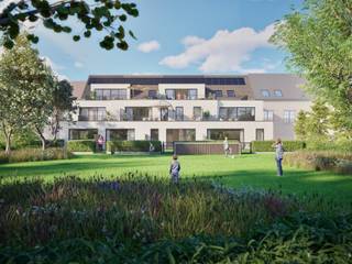 <p><span>Luxueus energiezuinig nieuwbouw appartement</span></p><p><span> </span></p><p><span>Dit comfortabel appartement heeft een oppervlakte van 69,44 m</span><span><sup>2</sup></span><span>, één slaapkamer en een ruim terras van 13,12m² aan de voorzijde.</span></p><p><span>Achteraan bevindt zich de grote gemeenschappelijke groene tuin van 1.000m². </span></p><p><span>Ondergronds bevindt er zich een ruime parkeergarage met garageboxen, autostaanplaatsen, fietsenstalling en afzonderlijke bergingen.</span></p><p><span> </span></p><p><span>Ieder appartement is uitgerust met vloerverwarming d.m.v. een lucht-water warmtepomp en met een mechanisch ventilatiesysteem type D. </span></p><p><span>De BEN-eisen (bijna energie neutraal) worden gerealiseerd door bijzondere aandacht te geven aan luchtdichtheid, goede isolatie, zuinige verwarmingsinstallaties en zonnepanelen. Ieder appartement wordt afgewerkt met hoogwaardige materialen zoals o.a. parket in de leefruimte en slaapkamers.</span></p><p><span> </span></p><p><span>De indeling van het appartement is als volgt: een ruime leefruimte met aansluitend een open keuken (samen met een oppervlakte van ca. 37m</span><span><sup>2</sup></span><span>), wasruimte/ berging, slaapkamer met ensuite badkamer met douche en een apart toilet.</span></p><p><span> </span></p><p><span>U bepaalt de afwerking van uw appartement volledig zelf, in samenspraak met de klantenbegeleiding van Bouwwerken Vermeiren en de geselecteerde kwaliteitspartners zoals Desco en Keukenateljee.</span></p><p><span> </span></p><p><span>Prijs van het appartement</span></p><p><span>Grondwaarde:€ 62.101,65 (exclusief 12% RR)</span></p><p><span>Constructie waarde:€ 217.798,35 (exclusief BTW)</span></p><p><span>TOTAAL:</span><span>€ 279.900,00 (exclusief kosten)</span></p><p><span> </span></p><p><span>Met het vooruitzicht op de aangekondigde verlenging van de wetgeving vanaf 1 juli 2025, bestaat er mogelijks de </span><span>kans op toepassing van het verlaagd BTW-tarief van 6%</span><span> voor projecten die vallen onder de regeling van afbraak en heropbouw. Deze mogelijkheid is onder voorbehoud van definitieve wetgevende bevestiging en mits voldaan wordt aan de wettelijke voorwaarden.</span></p><p><span> </span></p><p><span>U kunt dit appartement vandaag al beleven! Plan een afspraak in met ons kantoor en wandel door het project met een VR-bril, een unieke 3D-ervaring van uw nieuwe thuis.</span></p><p><span>Hiernaast zijn het lastenboek en plannen op kantoor te verkrijgen na afspraak: tel 03/663 44 44</span></p><p><span>Momenteel zijn de ruwbouwwerken reeds volop bezig.</span></p><p><span> </span></p><p><span>Een garagebox of autostaanplaats en berging maken verplicht deel uit van de aankoop.</span></p><p><span> </span></p><p><span>Extra:</span></p><p><span>- E20!</span></p><p><span>- Zuid-westelijke oriëntatie</span></p><p><span>- Toplocatie</span></p><p><span>- Afwerking naar wens</span></p><p><span>- Verlaagd BTW-tarief van 6% mogelijk!</span></p><p><span>- Alle pluspunten en meer info: https://www.groenebrug.be/</span></p><p><span> </span></p>