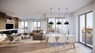 Project Kolenkaai is gelegen op een droomlocatie aan het kanaal Gent-Brugge-Oostende. De oppervlakte van maar liefst 10.000 m² biedt ruimte voor energiezuinige appartementen, huizen, handelsruimtes en heel wat groen. Kolenkaai, da’s een prachtig staaltje architectuur met een hoge ambitie in duurzaamheid.Kolenkaai staat voor ruim wonen in alle comfort en stijl. De kwalitatieve en hedendaagse afwerking met oog voor detail zie je én voel je elke dag. Voor Kolenkaai werd een Energy Service Company (ESCO) opgericht. Daarmee passen we innovatieve en duurzame hernieuwbare-energietechnieken toe. Zo worden de gebouwen verwarmd en passief gekoeld met warmtepompen die hun energie onder andere uit een BEO-veld halen. Daarnaast plaatsen we zonnepanelen op de daken en zijn alle parkeerplaatsen laadpaalready.Type A0401:- inkom met vestiaire- leefruimte met open keuken, berging en toegang tot inpandig hoekterras- nachthall met gastentoilet- slaapkamer 1- douchekamer- slaapkamer 2- badkamer met inloopdouche en toilet- kelderberging- ondergrondse staanplaats (vanaf €33.500)Algemeen: Prijzen zijn exclusief BTW, verkooprechten, notariskosten en projectgebonden kosten voor nieuwbouw (zoals bv. kosten basisakte en aansluitingskosten)Contacteer vandaag nog jouw Dewaele makelaar voor meer informatie over dit unieke nieuwbouwproject te Brugge.050 444 999 of brugge@dewaele.com