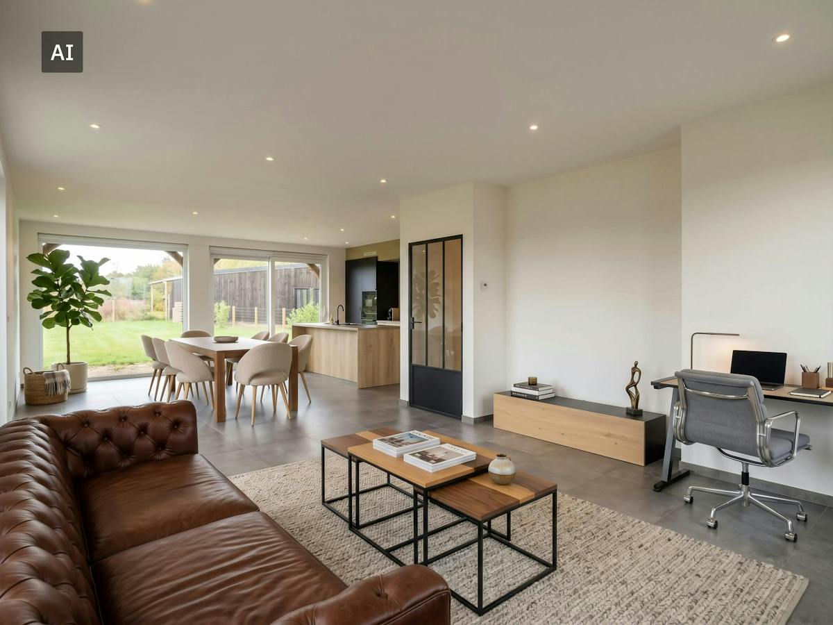 Nieuwbouwwoning met 3 slaapkamers te huur in Oostkamp - foto 4