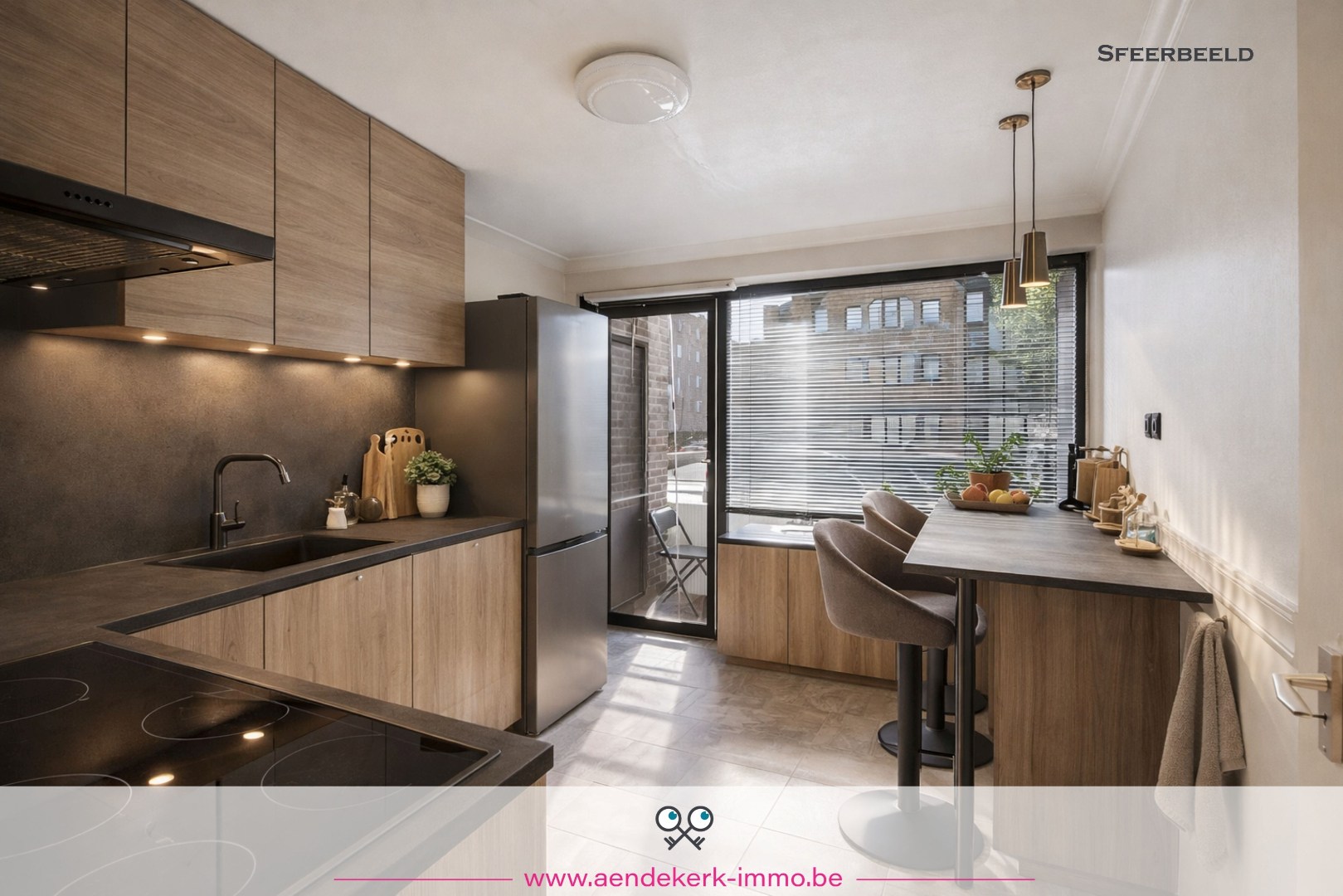 Ruim gelijkvloers appartement met 3 slaapkamers, garage en kelderberging - foto 5