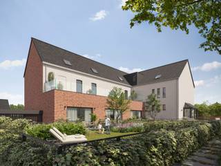 In het hart van het rustige en landelijke Sint-Pieters-Kapelle bevindt zich deze charmante, 2-gevelwoning, ondergebracht in een volledig gerenoveerd schoolgebouw. Deze bijzondere woning combineert het karakter van het verleden met het comfort van nieuwbouw en biedt een oase van rust, ideaal voor gezinnen of wie op zoek is naar ruimte en stilte.
Bij het betreden van de woning komt u binnen in een lichtrijke inkomhal met gastentoilet. De open leefruimte vormt het hart van het huis en baadt in het licht dankzij de grote raampartijen die uitgeven op de privatieve tuin. De stijlvolle, volledig uitgeruste keuken vormt een harmonieus geheel met de leefruimte en is perfect voor gezellige avonden of het ontvangen van gasten.
Op de eerste verdieping bevinden zich twee volwaardige slaapkamers en een moderne badkamer met hoogwaardige afwerking. De ruime zolderverdieping biedt tal van mogelijkheden: perfect voor een master suite, thuiskantoor of twee extra slaapkamers.
Deze energiezuinige woning beschikt over een gunstig EPC, zonnepanelen en vloerverwarming, wat zorgt voor een aangenaam binnenklimaat én lage energiekosten. Daarnaast zijn er privéstaanplaatsen voorzien, evenals een gemeenschappelijke fietsenberging.
Troeven van deze woning:
Volledig gerenoveerd in een uniek schoolgebouw
Ultieme rustige ligging in een groene omgeving
Ruime woning met tot 4 slaapkamers
Nieuwbouwcomfort met vloerverwarming en zonnepanelen
Mogelijkheid tot aankoop onder het stelsel van registratierechten!!
Eigen tuin, parkeerplaatsen en fietsenberging
Een zeldzame kans voor wie op zoek is naar ruimte, charme én energiezuinig wonen in een uitzonderlijk kader. Contacteer ons voor een bezoek en ontdek zelf dit unieke woonproject!