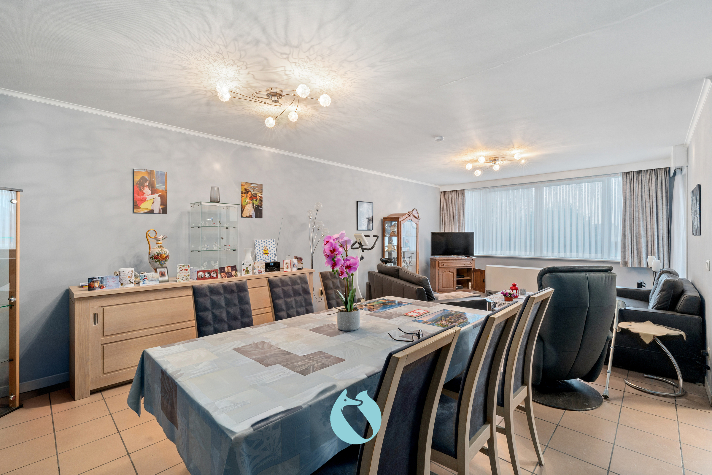 Appartement met 2 slpks, terras en garage - foto 1