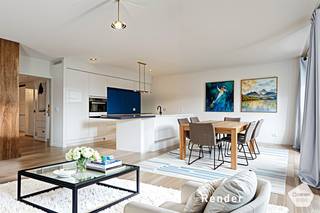 In het residentiële domein 'River Valley' te Nieuwpoort vinden we dit prachtige 2-slaapkamer appartement terug.<br />Door de <strong>fantastische ligging</strong> in een doodlopende straat, vlakbij het provinciedomein Koolhofput, kan u hier ten alle tijde genieten van de <strong>rust</strong>.<br /><br />Het appartement voldoet aan de hedendaagse normen met behulp van o.a. een <strong>warmtepomp met vloerverwarming en ventilatie met warmteterugwinning.<br />Daarnaast zijn er ook zonnepanelen voorzien.</strong><br /><br />De indeling is als volgt:
<ul>
	<li>Inkomhal;</li>
	<li><strong>Zéér lichtrijke </strong>leefruimte met grote raampartijen;</li>
	<li><strong>Groot west-gericht terras</strong>;</li>
	<li>Volledig ingerichte keuken met alle hedendaagse voorzieningen;</li>
	<li>Praktische berging met aansluiting voor wasmachine;</li>
	<li>Slaapkamer 1 met plaats voor dubbel bed (1m80), voorzien van inbouwkasten;</li>
	<li>Slaapkamer 2;</li>
	<li>Badkamer met wastafel en <strong>inloopdouche</strong>;</li>
	<li>Apart gastentoilet;</li>
</ul>
<br />Extra troeven:
<ul>
	<li>Energiezuinig - <strong>EPC label A</strong>;</li>
	<li>Elektrische keuring is <strong>conform</strong> de bestaande wetgeving</li>
	<li>Privatieve kelderberging inbegrepen bij aankoop;</li>
	<li><strong>Instapklaar en onmiddellijk beschikbaar;</strong></li>
</ul>
<br />Benieuwd? Aarzel niet om ons te contacteren voor een plaatsbezoek.