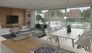 Futureproof (E-peil = - 17!) nieuwbouwwoning op een ruim perceel van 360 m² is gelegen in een nieuwe doodlopende straat. Deze halfopen bebouwing...