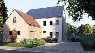 Droomt u van een woning die tot in de puntjes aan uw stijl en comfort is aangepast?Deze nog te bouwen luxe villa op een uitzonderlijk perceel van 22...