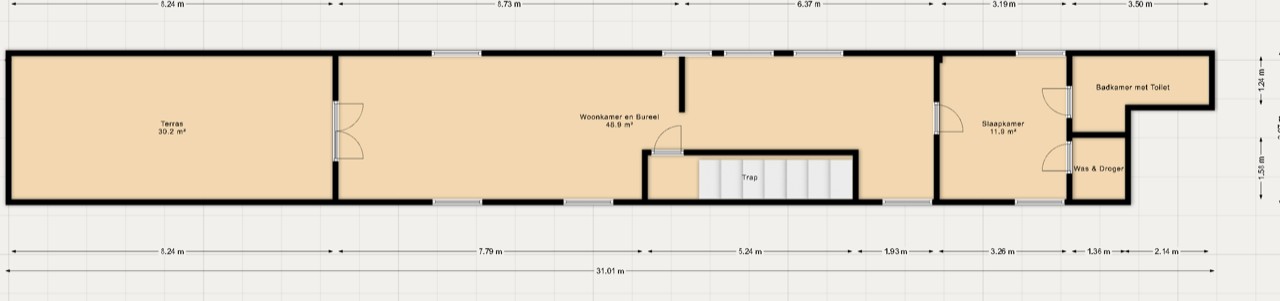 2-SLK duplex met ruim terras in hartje Mechelen - foto 5