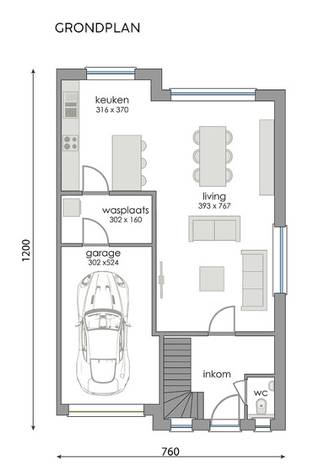 TE KOOP in MELLE aan de Koperstraat Mooi en centraal gelegen project voor het bouwen van een half-open bebouwing. Lot 17 : Opp. : +/- 256 m²...