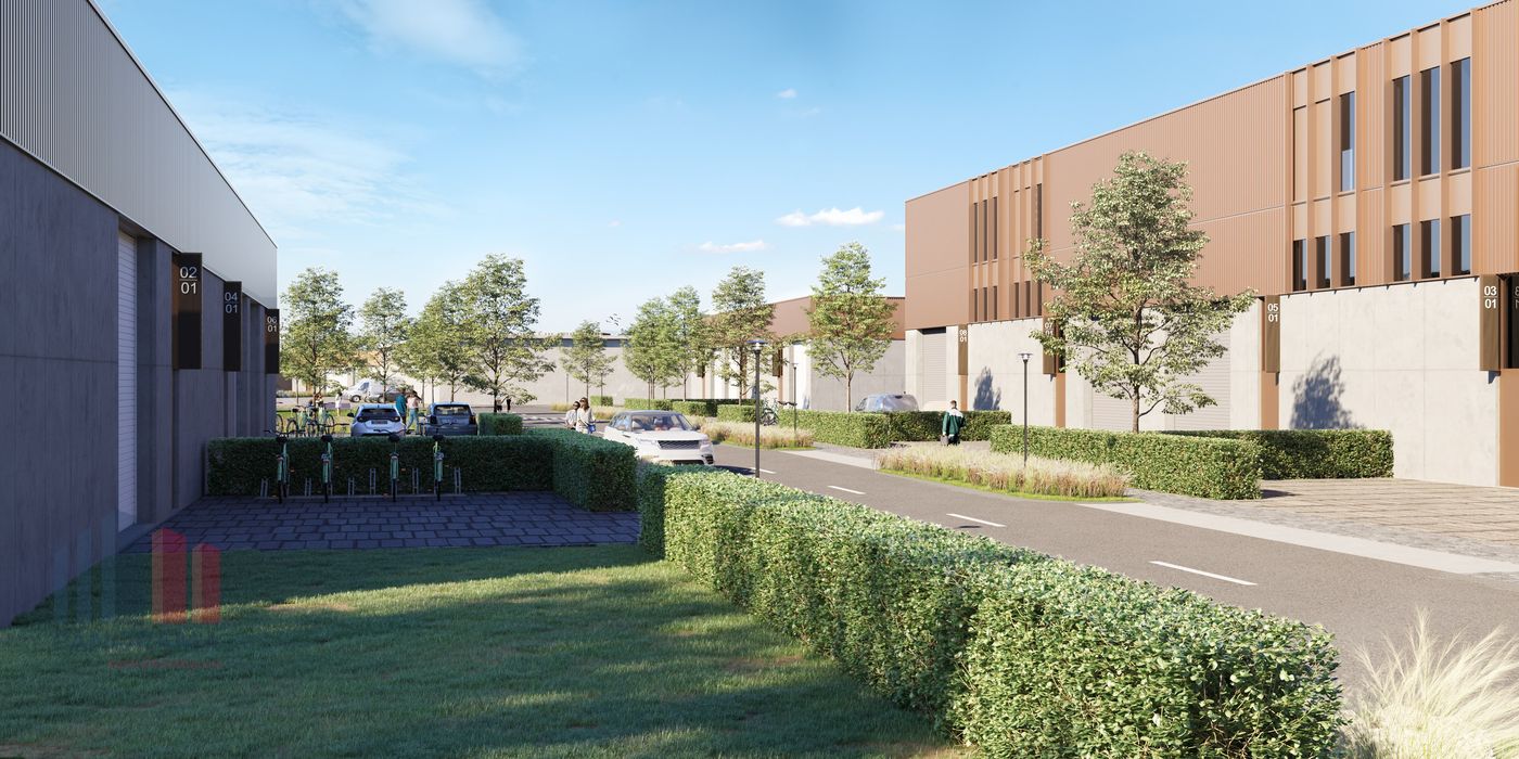 NIEUWBOUW KMO-UNIT VAN 180 M² MET WONING VAN 175 M² TE KOOP - foto 4