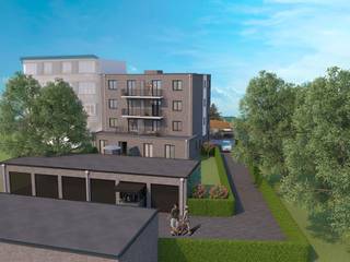 In een nieuwbouwcomplex gelegen achter het appartementsgebouw aan Passtraat 47 te Sint Niklaas worden nieuwbouwgarages verhuurd. Garage...