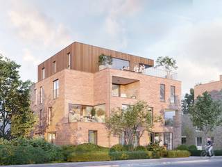 <p><strong><span>Appartement A.2.4 bevindt zich op de tweede verdieping in gebouw A en heeft een oppervlakte van 82m². Het beschikt over een open ingerichte keuken, 2 slaapkamers en een terras van 8m². </span><br /><br />Grote Meiboom bestaat uit 4 gebouwen met in totaal 41 moderne en bijna-energieneutrale- of BEN-appartementen en 3 handelsruimtes. De nieuwbouwappartementen bestaan uit o.a. 1, 2 of 3 slaapkamers met oppervlakten van 59m² tot 126m². Alle appartementen zijn voorzien van een terras, variërend van comfortabele tot uitzonderlijk grote oppervlakten (7m² tot 81m²). De ondergrondse parkeergarage van Grote Meiboom is bereikbaar via de Meiboomlaan en biedt naast de bergingen een gemeenschappelijke staanplaats met deel-laadpaal voor elektrische wagens. </strong>  <br /><br /><strong>Mooi wonen in hartje Ravels<br /></strong>Grote Meiboom bevindt zich op een groen aangelegd domein midden in het centrum van Ravels. Winkels, restaurants, cafés en scholen liggen op wandelafstand of zijn vlot bereikbaar. Busverbindingen naar Turnhout en Tilburg zijn beschikbaar aan Ravels Kerk. </p>
<p><strong>Comfort &amp; Ruimte<br /></strong>Het project wordt door Woestenborghs Bouwbedrijf omgetoverd tot een ware parel in Ravels. Met hun expertise weten zij de balans te behouden tussen stijlvolle ontwerpen en gebruiksvriendelijkheid. Technische keuzes dragen bij aan een optimaal leefcomfort maar ook aan aanzienlijke besparingen op de energiefactuur.</p>
<p>De nieuwbouw-appartementen worden voorzien van vloerverwarming op basis van een warmtepomp met diepteboringen, waarbij de energie voor verwarming uit de grond wordt gehaald. Een zorgeloos systeem gekenmerkt door zijn onderhoudsvriendelijkheid en lange levensduur. Bovendien biedt het passieve vloerkoeling, waardoor u tijdens alle seizoenen kan genieten van aangename temperaturen.   </p>
<p>Een ventilatiesysteem D zorgt voor een gezonde luchtkwaliteit met warmterecuperatie. Bij dit laatste wordt de koele buitenlucht voorverwarmd met de warmte van de afgevoerde lucht. Tot slot maken alle wooneenheden gebruik van de energie geproduceerd door zonnepanelen.</p>
<p>De appartementen beschikken over outdoor living terrassen die meteen aansluiten op de leefruimte. Deze variëren van comfortabele tot uitzonderlijk grote oppervlakten. Vloer-tot-plafond ramen in samenspel met luchtige balustrades connecteren de binnen- met de buitenruimte en bieden een verzicht op de ruime omgeving. Het ontwerp benadrukt een ruimtegevoel in de leefruimte maar zorgt ook voor een rijkelijke lichtinval.</p>
<p><strong>Fiscale voordelen, kwaliteitsmaterialen en energiezuinigheid<br /></strong>Het nieuwbouwproject wordt energiezuinig en doordacht gebouwd met oog voor detail alsook akoestische isolatie.<br />Het bestaat uit 41 BEN-appartementen. Dit zijn woningen die weinig tot geen energie verbruiken om te verwarmen, koelen, ventileren en om warm of koud water te produceren. De weinige energie die nodig is wordt zo veel mogelijk uit hernieuwbare energiebronnen gehaald. Het E-peil is een manier om uit te drukken hoe energiezuinig een gebouw is. Met een E-peil van 20 wordt bij dit nieuwbouwproject de lat nog hoger gelegd dan de huidige energetische normen. Bovendien biedt dit de bewoners 50% korting op onroerende voorheffing over een periode van 5 jaar.</p>
<p><strong>Beschermd als koper<br /></strong>De verkoop van Grote Meiboom geschiedt onder de Wet Breyne. Dit garandeert de koper uitgebreide bescherming en ontneemt alle risico’s. U betaalt in schijven naarmate de werken vorderen.</p>
<p><strong>Een uitstekende investering<br /></strong>Grote Meiboom biedt ook ideale verhuuropportuniteiten. Deze 41 moderne appartementen zijn met een groeiende vraag naar kwalitatieve huurwoningen een solide investering. Bovendien kan je gebruik maken van onze optionele all-in verhuur en beheerservice.</p>
<p></p>