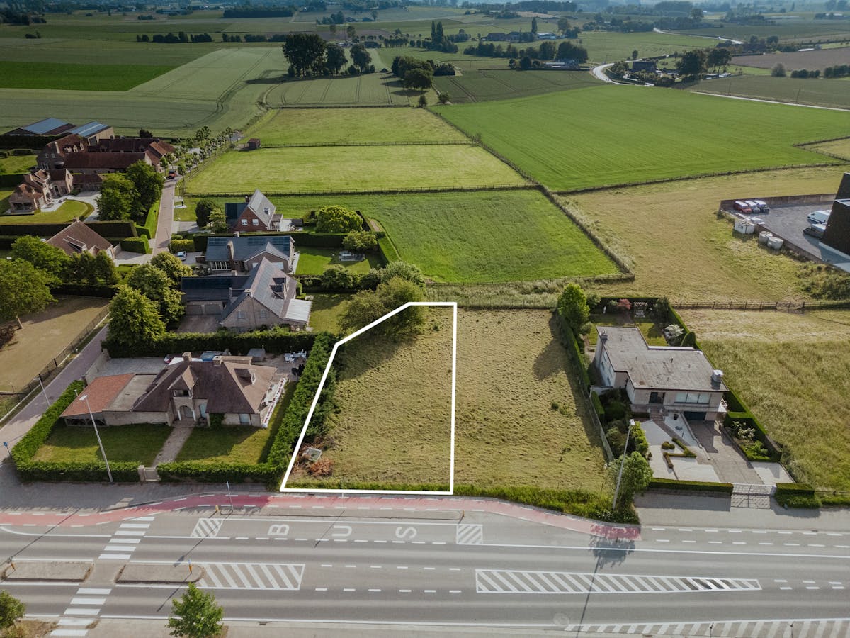 Mooi perceel bouwgrond (859 m²) te koop Bellegem - foto 3