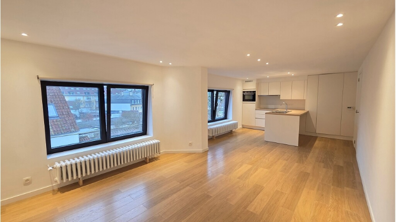 Ruim en volledig vernieuwd 2-slaapkamerappartement te huur in Brugge - foto 1