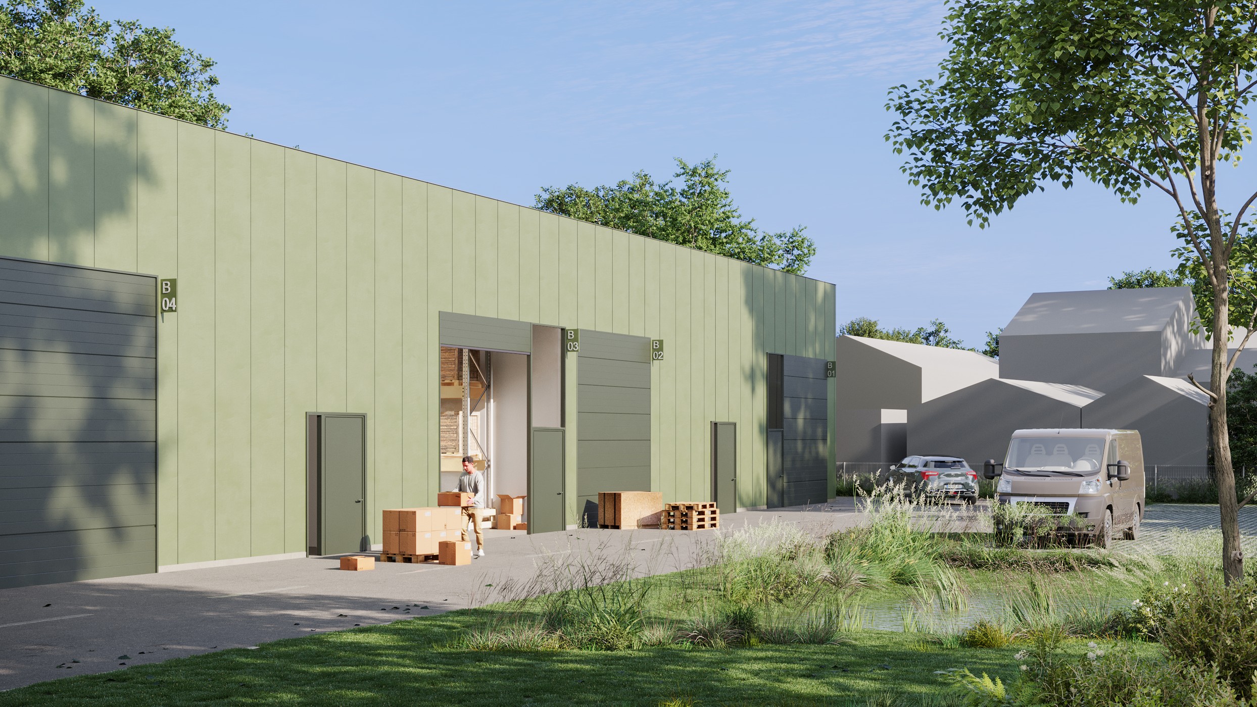 KMO-unit van 321 m² mét 3 privatieve parkeerplaatsen te koop in Anzegem - foto 4