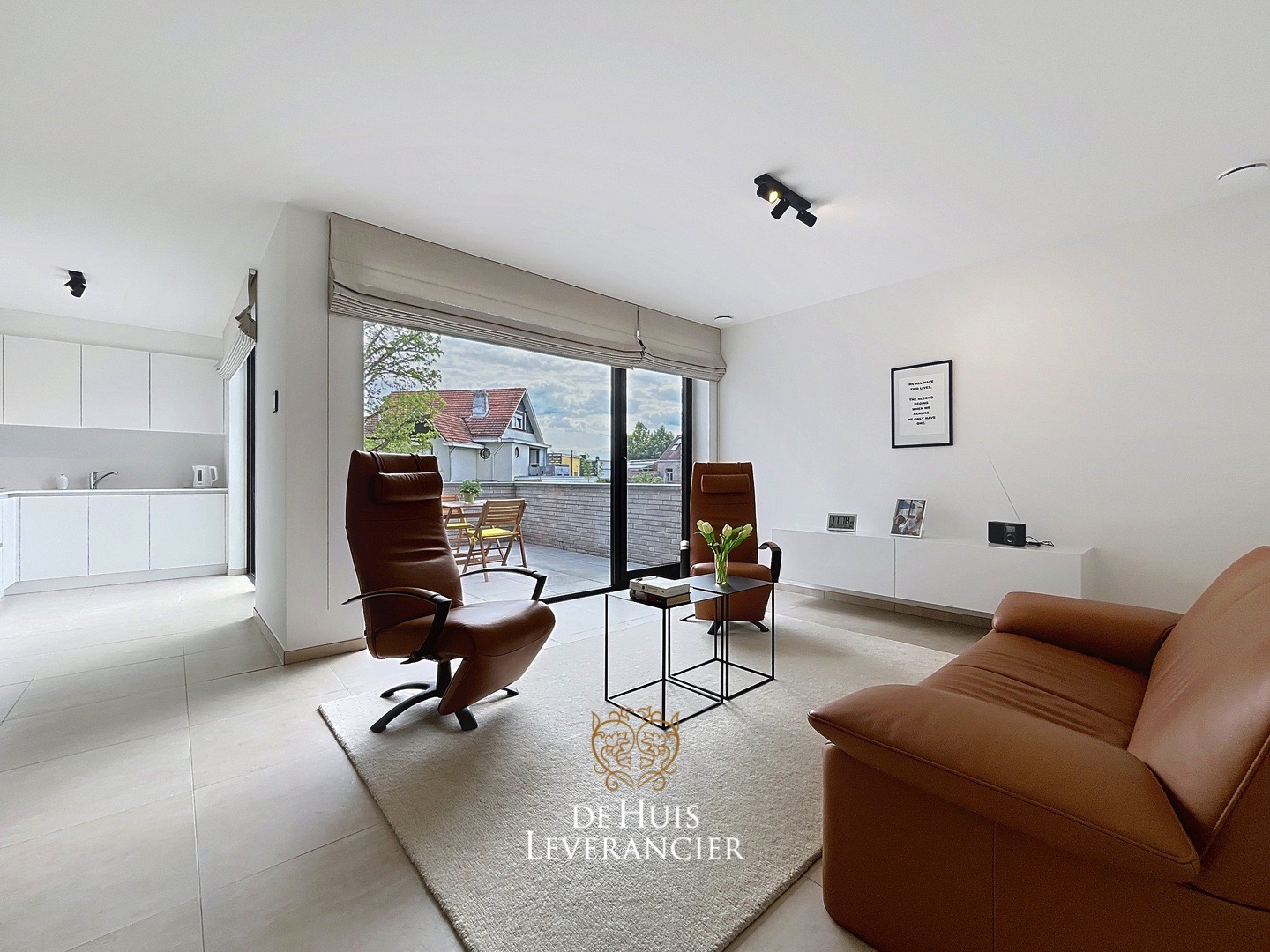 Discrete luxe & tijdloze elegantie : subliem nieuwbouwappartement met terras en gemeenschappelijk tuin te koop in Boechout - foto 5