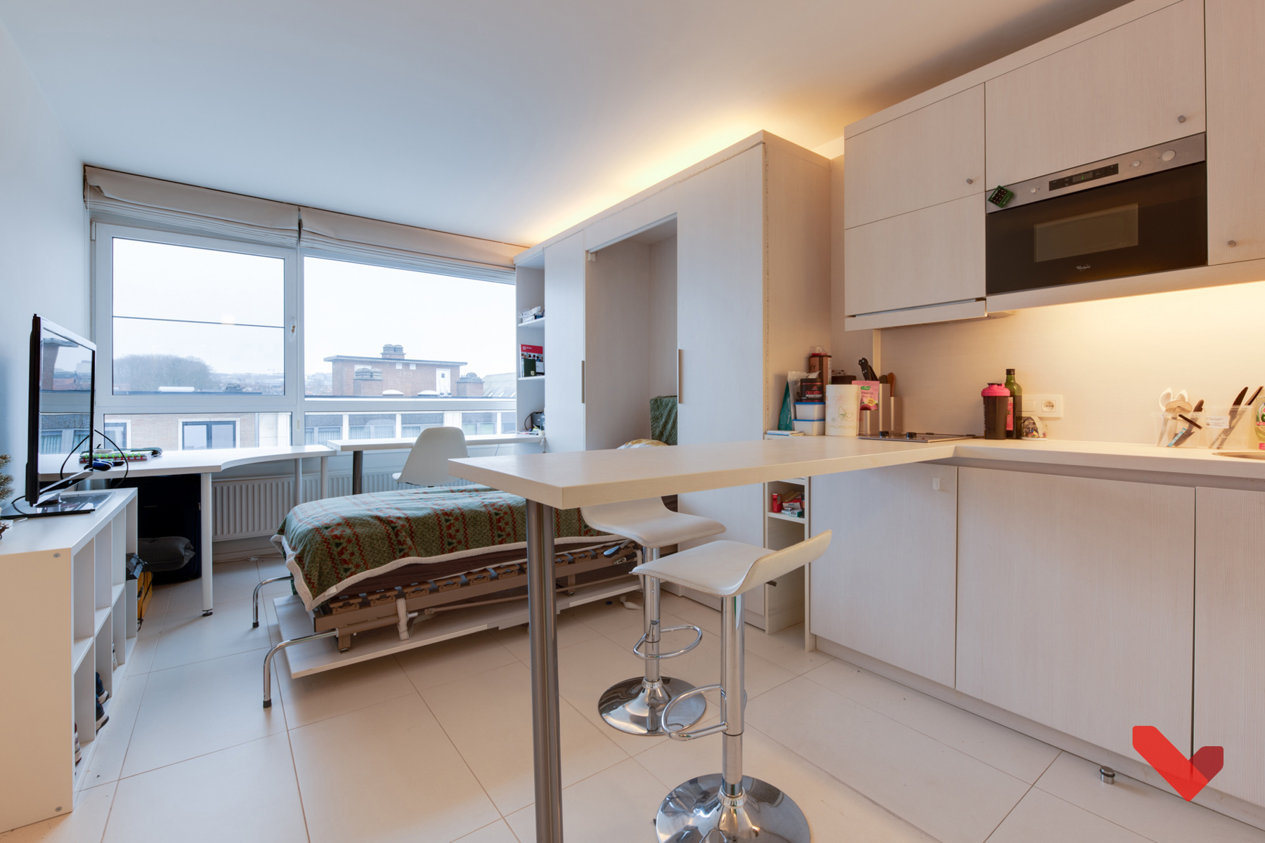 Ruime, lichtrijke studentenkamer centrum Leuven - foto 3