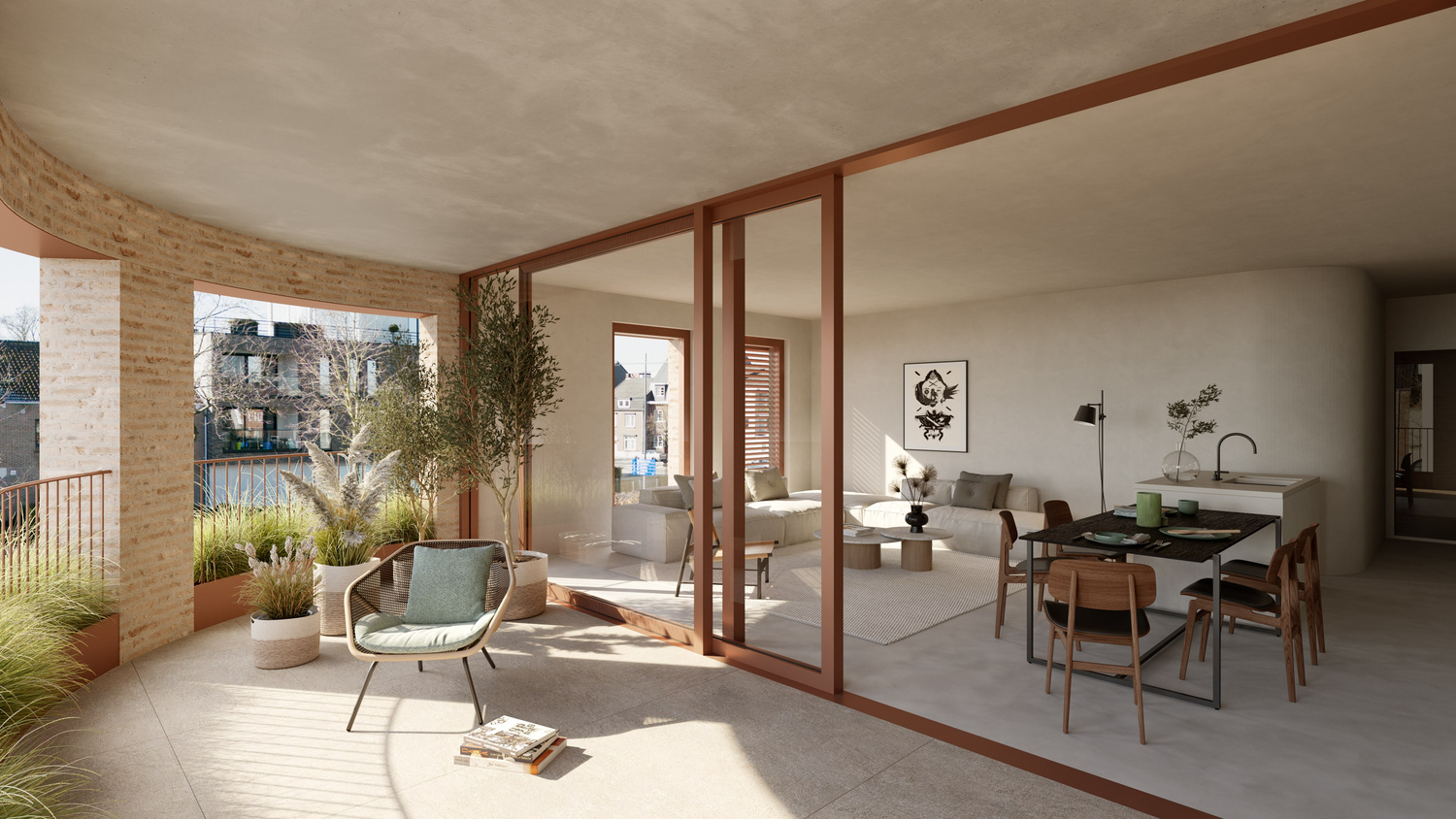 Project 'Achter de Haag' - appartement 2.2 - photo 2