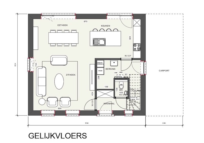 Nieuwbouwwoning Helmstraat lot 7 3581 Beverlo - foto 4