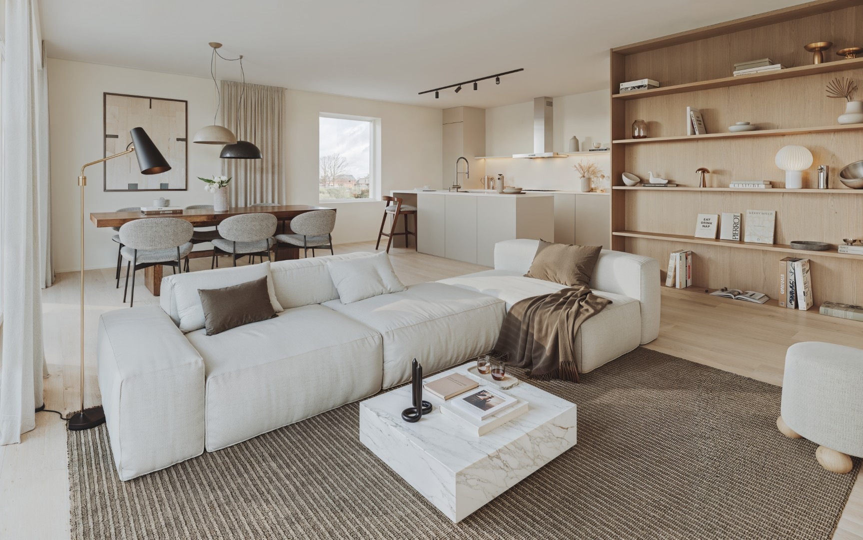 Gelijkvloers appartement met 2 slpk en terras - foto 1