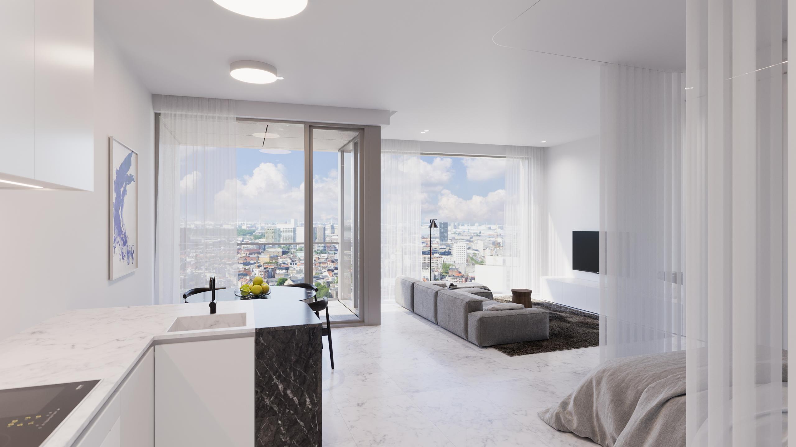 Apartment for sale in Antwerp with 1 bedroom - photo 3