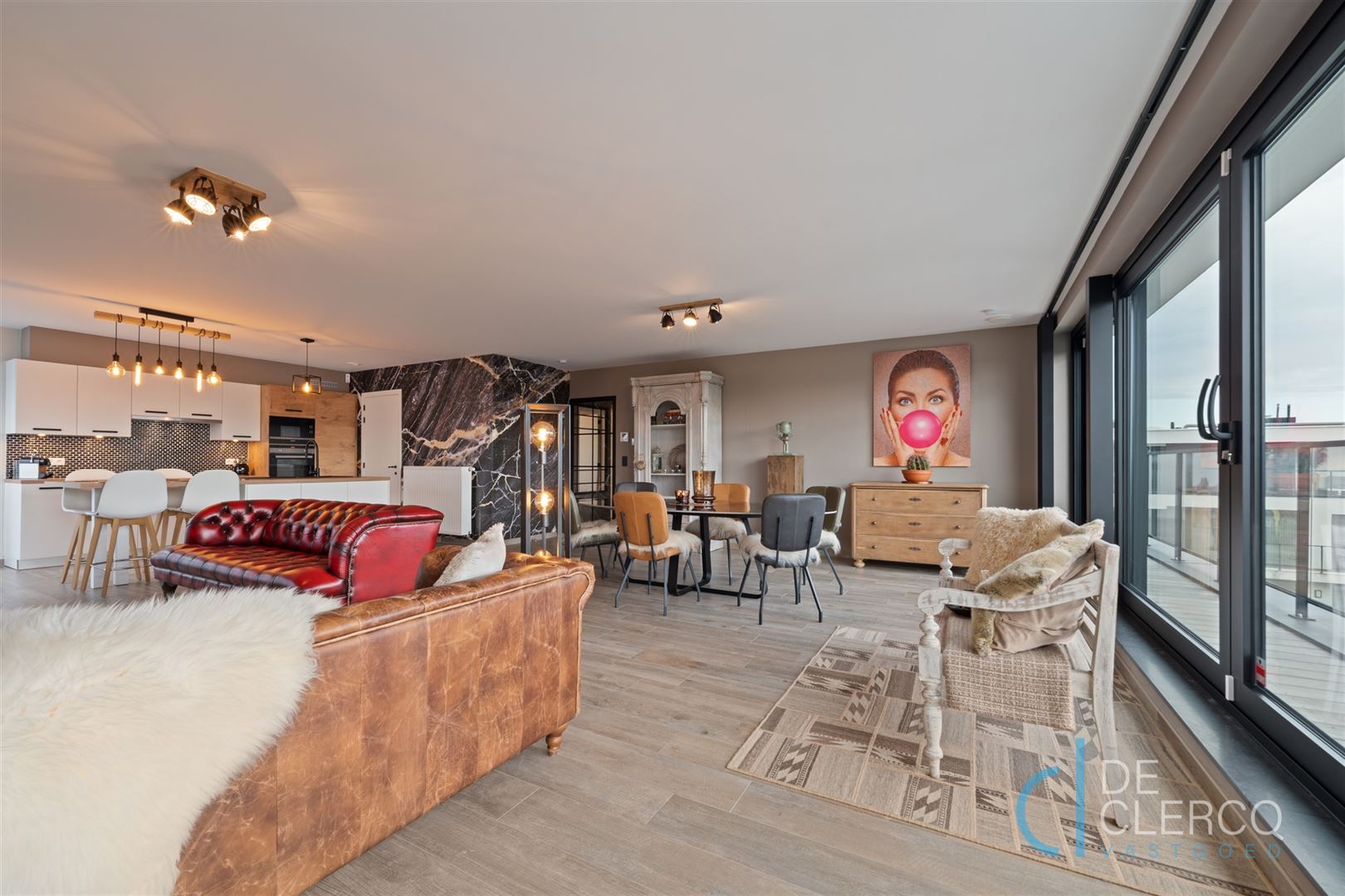 Tijdloos, modern penthouse te huur in centrum Lochristi!  - foto 3