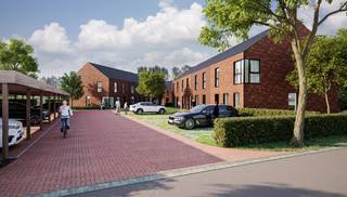 Halfopen energiezuinige nieuwbouwwoning op een Zuid-oost gericht perceel van 142m2. De interieurafwerking van de woning is volledig op maat te kiezen a.d.h.v. ruime afwerkingsbudgetten. De woning is uitgerust met een ruim pakket aan energiezuinige technieken zoals warmtepomp, ventilatie D, vloerverwarming op beide verdiepingen,... . Op het gelijkvloers beschikt de woning over een inkom met gastentoilet, een praktische wasplaats en een open leefruimte. Op de eerste verdieping bevinden zich 3 slaapkamers, een dressing en een badkamer met bad+douche. De zolder is toegankelijk met een vaste trap. De woning wordt gebouwd in het nieuwbouwproject in de Bergmolenstraat te Melsele. In totaal worden daar 12 halfopen en gesloten woningen gebouwd . Zie jij jezelf hier wonen? Bel Ewout op 0497 588 888 of mail naar contact@huysmanbouw.be voor meer informatie. Meer info over het project op huysmanbouw.be