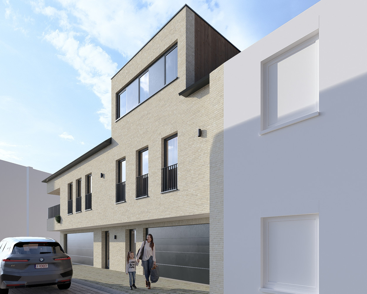 Projectgrond voor de oprichting van twee woningen in het centrum van Wingene. - foto 5